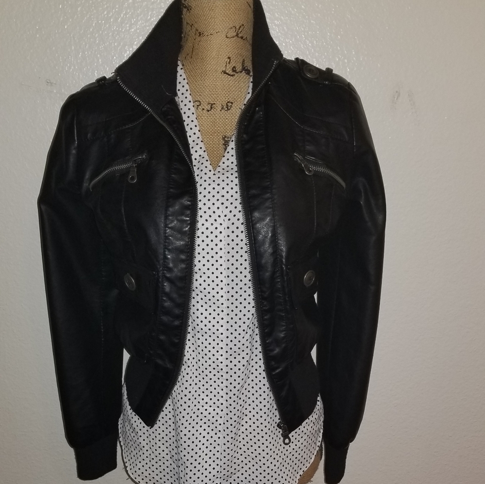 Leather jacket